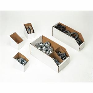GRAINGER PB2-3 Wax Coated Bin Box, White | CQ4MMP 9WHE1