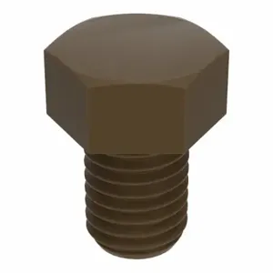 GRAINGER PK3816-12HH-01 Hex Head Cap Screw, PEEK, Not Graded, Plain, 3/8 16, Coarse, 1/2 Inch Length | CQ6XAL 446Z39