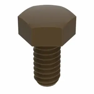 GRAINGER PK1420-38HH-01 Hex Head Cap Screw, PEEK, Not Graded, Plain, 1/4 20, Coarse, 3/8 Inch Length | CQ6XAB 446Y44