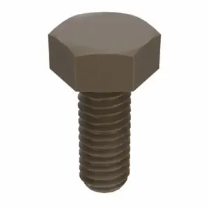 GRAINGER PK632-14HH-01 Hex Head Cap Screw, PEEK, Not Graded, Anodized, #6-32, Coarse, 1/4 Inch Length | CQ6WXD 446V57