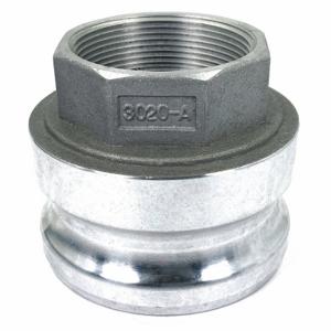 GRAINGER PLE07 Cam and Groove Adapter, 3 Inch Coupling Size, 3 Inch Hose Fitting Size | CP7ETB 55MV03