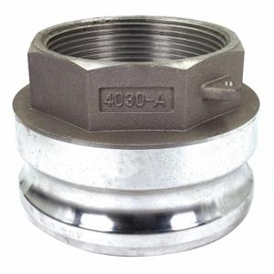 GRAINGER PLE08 Cam and Groove Adapter, 4 Inch Coupling Size, 4 Inch Hose Fitting Size | CP7EUU 55MV04