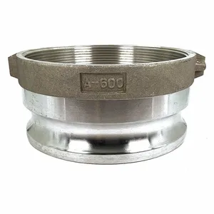 GRAINGER PLE10 Cam and Groove Adapter, 6 Inch Coupling Size, 6 Inch Hose Fitting Size | CP7ETK 55MV06