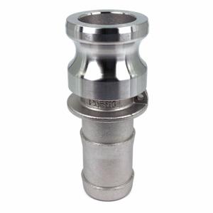 GRAINGER PLE106 Cam and Groove Adapter, 1 1/4 Inch Coupling Size, 250 PSI | CQ6BHQ 55MV75