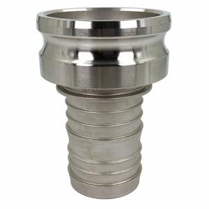 GRAINGER PLE111 Cam and Groove Adapter, 4 Inch Coupling Size, 100 PSI | CQ6BJC 55MV78