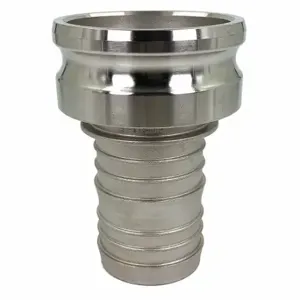 GRAINGER PLE111 Cam and Groove Adapter, 4 Inch Coupling Size, 100 PSI | CQ6BJC 55MV78