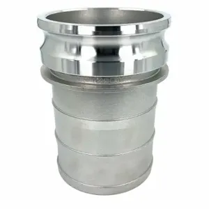 GRAINGER PLE114 Cam and Groove Adapter, 6 Inch Coupling Size, 75 PSI | CQ6BJM 55MV81