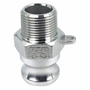 GRAINGER PLE116 Cam and Groove Adapter, 3/4 Inch Coupling Size, 3/4 Inch-14 Thread Size | CQ6BJA 55MV83