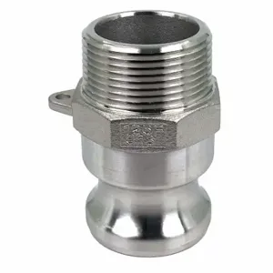 GRAINGER PLE117 Cam and Groove Adapter, 1 1/4 Inch Coupling Size, 1 1/4 Inch -11 1/2 Thread Size | CQ6BHN 55MV84