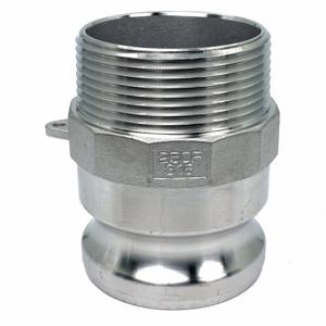 GRAINGER PLE120 Cam and Groove Adapter, 2 1/2 Inch Coupling Size, 2 1/2 Inch-8 Thread Size | CQ6BLC 55MV85