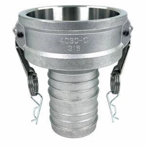 GRAINGER PLE144 Cam and Groove Coupling, 4 Inch Coupling Size, 100 PSI | CQ6BKC 55MW02