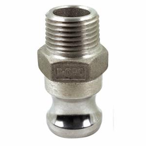 GRAINGER PLE31 Cam and Groove Adapter, 1/2 Inch Coupling Size, 1/2 Inch Hose Fitting Size | CR3BUA 55MV22