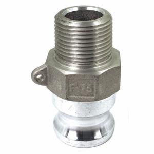 GRAINGER PLE32 Cam and Groove Adapter, 3/4 Inch Coupling Size, 3/4 Inch Hose Fitting Size | CP7ETC 55MV23