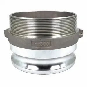 GRAINGER PLE40 Cam and Groove Adapter, 6 Inch Coupling Size, 6 Inch Hose Fitting Size | CP7ETJ 55MV29