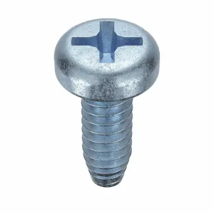 GRAINGER PPTCIF0-600370-100P Thread Cutting Screw, 6-32 Thread Size, 3/8 Inch Length, Hardened Steel, F Type, 100PK | CG9VNP 1HA33