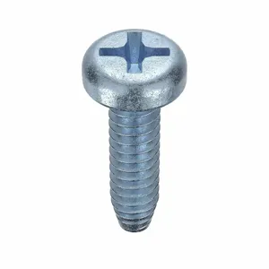 GRAINGER PPTCIF0-600500-100P Thread Cutting Screw, 6-32 Thread Size, 1/2 Inch Length, Hardened Steel, F Type, 100PK | CG9VNL 1HA34