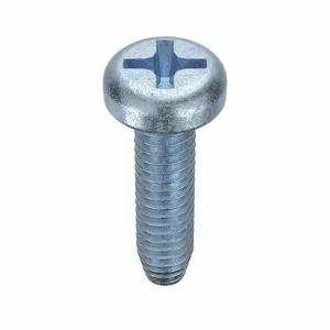 GRAINGER PPTCIF0-800620-100P Thread Cutting Screw, 8-32 Thread Size, 5/8 Inch Length, Hardened Steel, F Type, 100PK | CG9VPA 1HA39