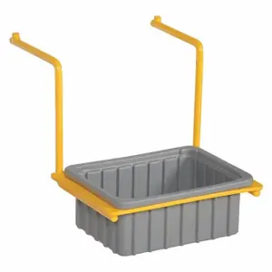 GRAINGER PRDC-DPN Pallet Drum Drip Pan, 9 3/4 Inch L x 7 1/8 Inch W, 1 gal Spill Capacity, Yellow | CP9DRV 45EC67