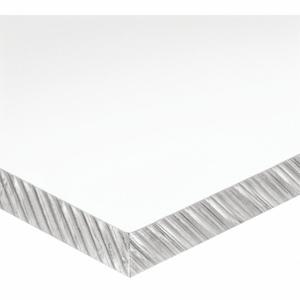 GRAINGER BULK-PS-PVC-634 Plastic Sheet, 0.5 Inch Plastic Thick, 12 Inch W x 24 Inch L, Clear, Clear, 7 | CQ3YUA 60RV12