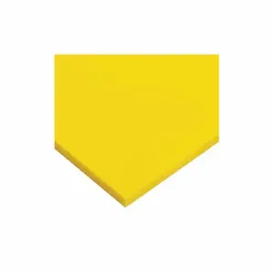 GRAINGER PS-CACC-332 Rectangle Stock, 0.1875 Inch Thick, 2 Inch Width X 24 Inch L, Yellow, Opaque | CP6YEC 60AZ45