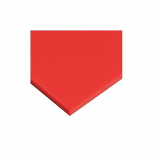 GRAINGER PS-CACC-283 Rectangle Stock, 0.25 Inch Thick, 1 Inch Width X 12 Inch L, Red, Opaque | CP6YFF 60AY79