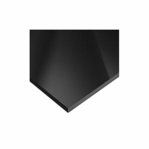 GRAINGER PS-CACC-375 Rectangle Stock, 0.125 Inch Thick, 2 Inch Width X 48 Inch L, Black, Opaque | CP6YCA 60AY11