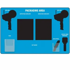 GRAINGER PSB720BUBK Shadow Board, 36 X 24 Inch, 24 Inch Height, 36 Inch Width, 0.236 Inch Depth | CP8XPT 803HF2