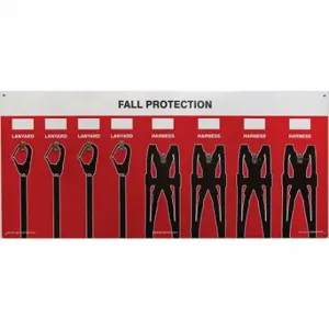 GRAINGER PSB724RDBK Shadow Board, 68 Inch Height, 30 Inch Width, 0.236 Inch Depth | CP8XPP 803HF5