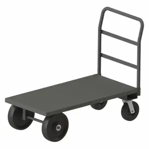 GRAINGER PT24488/12PH95 High-Capacity Steel-Deck Platform Truck, 3000 lb Load Capacity, Rubber, Solid | CQ7DNM 49DP07