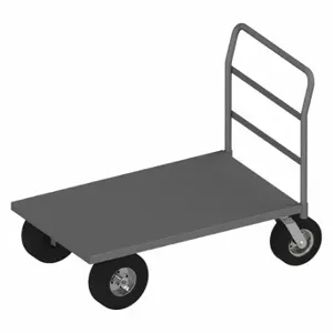 GRAINGER PT307210/12PN95 High-Capacity Steel-Deck Platform Truck, 1750 lb Load Capacity, Rubber, Solid | CQ7DNG 49DP13