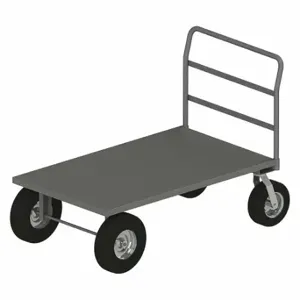 GRAINGER PT366012/16PN95 High-Capacity Steel-Deck Platform Truck, 3000 lb Load Capacity, Rubber, Solid | CQ7DNU 49DP06