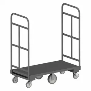 GRAINGER PTS18725/8PU95 Narrow Steel-Deck Platform Truck, 2000 Lb Load Capacity, Rigid/ Swivel | CQ7DNQ 49DN01