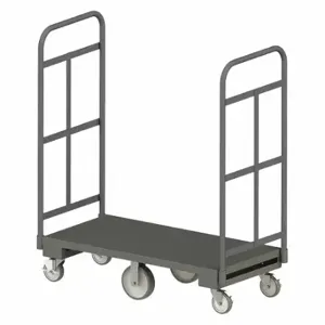 GRAINGER PTS24485/8PU95 Narrow Steel-Deck Platform Truck, 2000 Lb Load Capacity, Rigid/ Swivel | CQ7DNP 49DN78