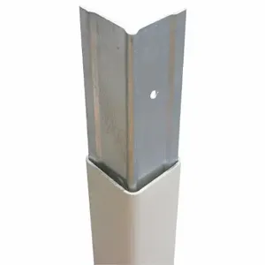 GRAINGER PVC-A-3-BG Corner Guard, 3 Inch Width, 48 Inch Ht, Beige, End Caps/90 Deg. Angle | CQ7XWJ 5MKF9