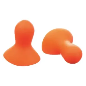 GRAINGER QD12 Ear Plugs, Bell, 26 Db Nrr, Gen Purpose, Uncorded, Reusable, Push-In, Orange, 5 PK | CP9DXQ 9WFN1