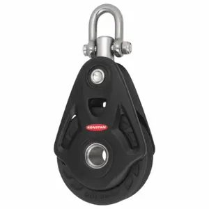 GRAINGER RF104100 Pulley Block, Shackle, 3/4 Inch Max. Cable Size, Plain | CP7RMT 55HA75