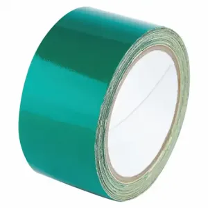 GRAINGER RF2GN Floor Marking Tape, Reflective, Solid, Green, 2 Inch x 30 ft, 5.5 mil Tape Thick | CP9PTB 452D28