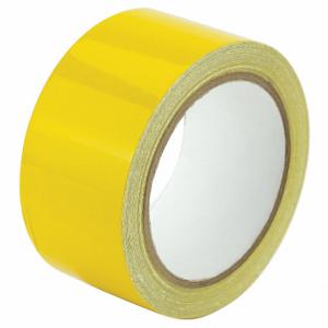 GRAINGER RF2YL Bodenmarkierungsband, reflektierend, solide, gelb, 2 Zoll x 30 Fuß, 5.5 mil Banddicke | CP9PUF 452C40
