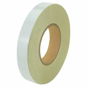 GRAINGER RF5WT Floor Marking Tape, Reflective, Solid, White, 1 Inch x 150 ft, 5.5 mil Tape Thick | CP9PTT 452C11