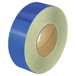 GRAINGER RF6BL Floor Marking Tape, Reflective, Solid, Blue, 2 Inch x 150 ft, 5.5 mil Tape Thick | CP9PRW 452C19