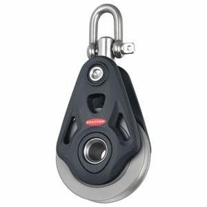 GRAINGER RF74100AW Pulley Block, Shackle, 9/16 Inch Max. Cable Size, Plain | CP7RNC 55HA78