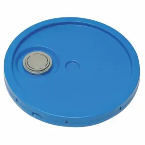 GRAINGER ROP2100CVR-F-TT-BL Plastic Pail Lid, Gasketed/Snap-On/Tear Tab With Spout, 12 1/4 Inch OverallDia | CQ7DUL 49EN57