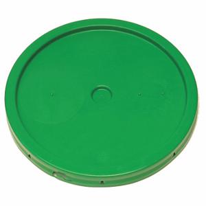 GRAINGER ROP2100CVR-TT-GR Kunststoff-Eimerdeckel, versiegelt/aufsteckbar/Aufreißlasche, 12 1/4 Zoll Gesamtdurchmesser, grün, Kunststoff | CQ7DTT 49EN63