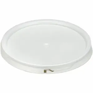 GRAINGER ROP2100CVR-TT-W Plastic Pail Lid, Gasketed/Snap-On/Tear Tab, 12 1/4 Inch OverallDia, White, Plastic | CQ7DTW 49EN43