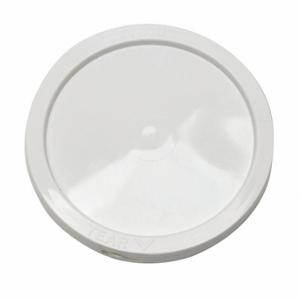 GRAINGER ROP2120CVR-WP-BG Plastic Pail Lid, Gasketed/Snap-On/Tear Tab, 8 7/8 Inch OverallDia, White, Plastic | CQ7DTZ 49EN53