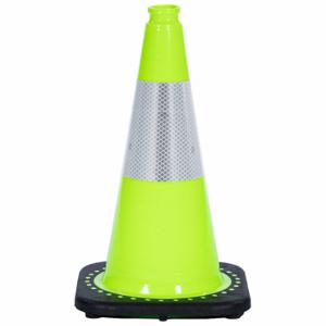 GRAINGER RS45015C-L3M6 Traffic Cone, Not Approved for Roadway Use, Reflective, Grip Top With Black Base | CQ7QZY 53WN53
