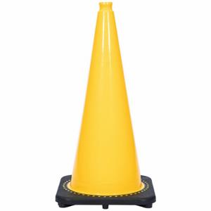 GRAINGER RS70032C-YELLOW Traffic Cone, Not Approved for Roadway Use, Non-Reflective, Grip Top With Black Base | CQ7QZQ 53WN63