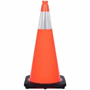 GRAINGER RS70025C3M6 Traffic Cone, Day or Low Speed Roadway 40 MPH or Less, Reflective, 28 Inch Cone Height | CQ7QYN 53WN56