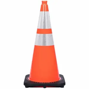 GRAINGER RS70025C3M64 Traffic Cone, High Speed Roadway 45 MPH or Higher, Reflective, 28 Inch Cone Height | CQ7QYV 53WN57