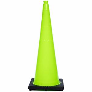 GRAINGER RS90045CT-LIME Traffic Cone, Not Approved for Roadway Use, Non-Reflective, Grip Top With Black Base | CQ7QZT 53WN73